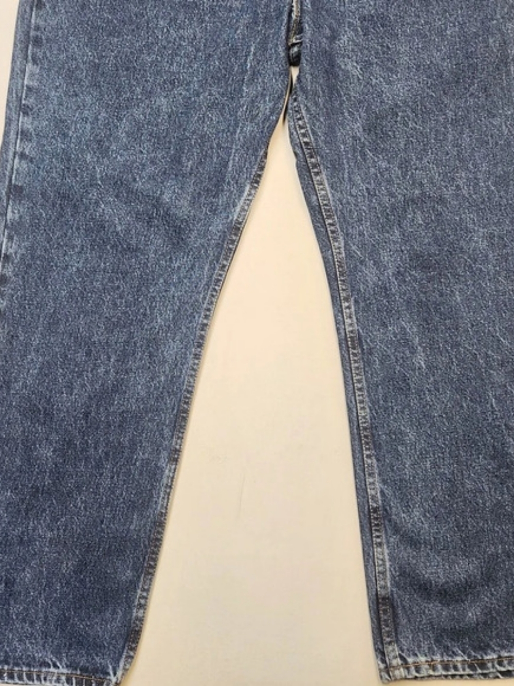 Vtg Faded Glory Jeans Mens 42x32 Made In USA 90s Acid Wash Relaxed Denim Grunge - Picture 6 of 10